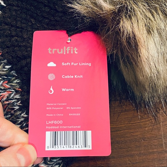 🌟2xHP🌟WARM Brown Cable Knit Beanie by trufit OS - Picture 8 of 8